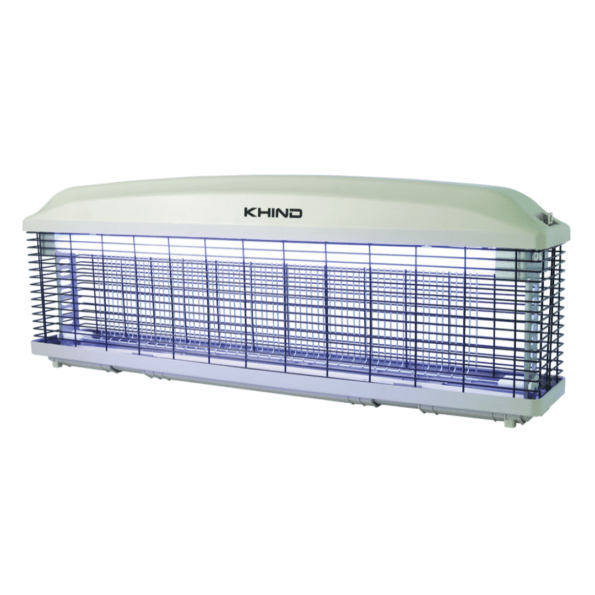KHIND Brand From Malaysia Insect Killer/Bug Zappper IK4202 Plastic 2x20W UV Tube White Non Toxic, AC2500V Surge Voltage