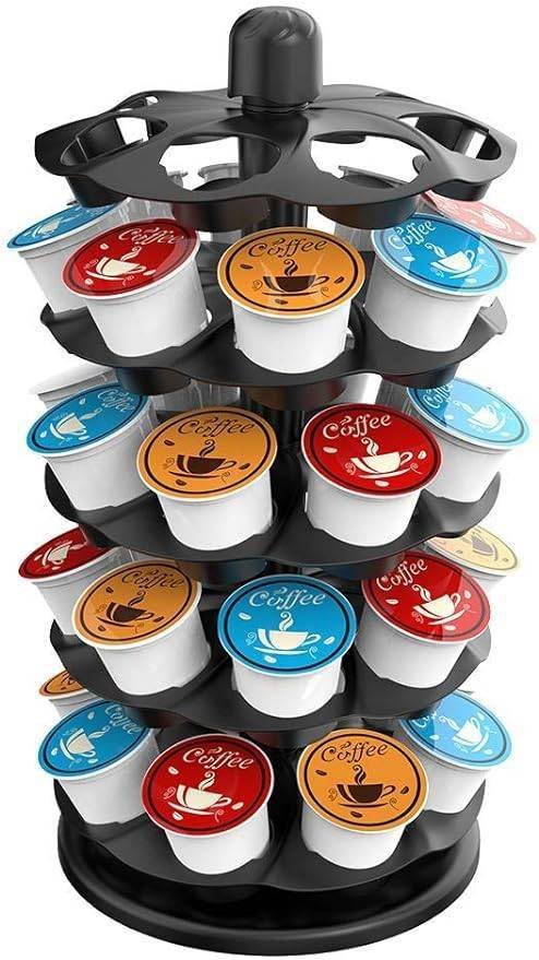 Coffee Pod Carousel Rotary Display & Pick 40 Count