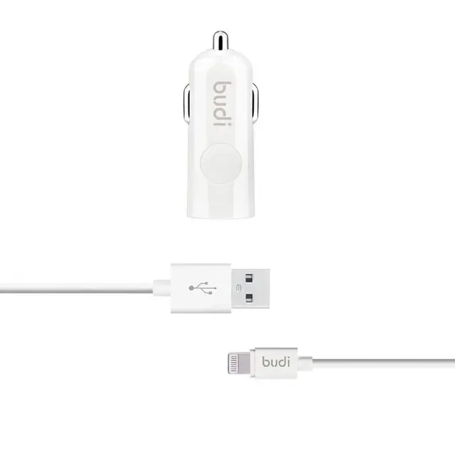 Budi Car Charger+Cable M8J062L