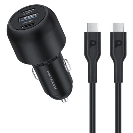 Powerology Ultra-Quick Car Charger 130W PD130W (PCCSR007)