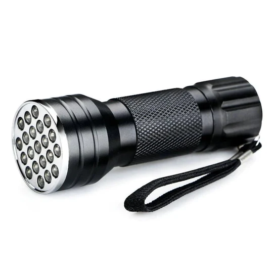 Second image of 360 Powerful 21 LED UV Flashlight (C-L237)