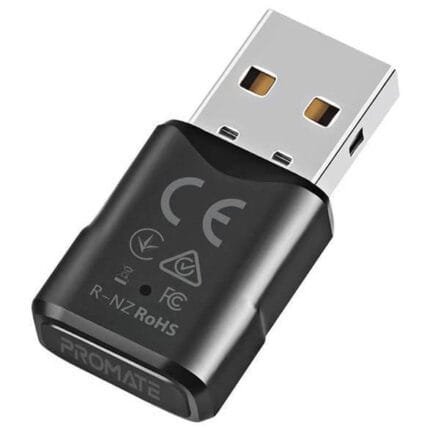 Promate Universal Transmitter USB Bluetooth Adapter, BlueLink, Black