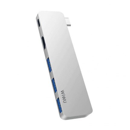 WiWU T6 Pro 5 in1 USB Type-C Hub (T6PRO)