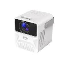 Inder Affordable Projector,Umiio Q2,Bluetooth Quadrangle Trapezoid 5M Projection Distance 1080P Resolution Portable Outdoor Movie Projector Compatible with Smartphone, HDMI,USB,AV,Fire Stick (White) - Image 3