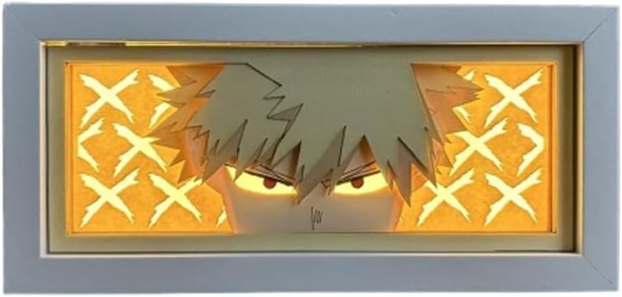 Anime Lamp Bakugou Katsuki Figure Night Light Bedroom Decor Led Light