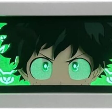 Anime Lamp Midoriya Izuku Figure for RGB Light Led Light 16-Color Changing Anime Atmosphere Light Bedroom Decor