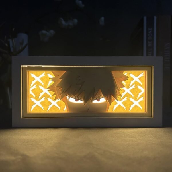 Second image of Anime Lamp Bakugou Katsuki Figure Night Light Bedroom Decor Led Light