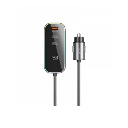 Wiwu Extend Car Charger Dual USB-A+Dual USB-C 120W