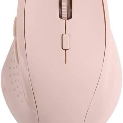 Powerology Ergonomic Wireless Mouse 2.4Ghz - Blush Pink