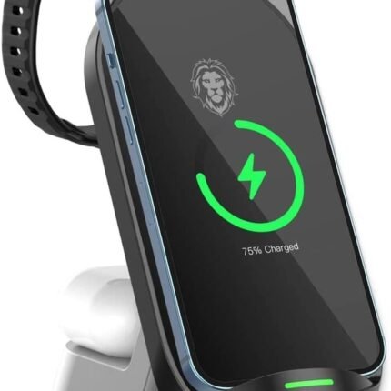 Green Lion - 4 in 1 Fast Wireless Charger 15W w/ Type-C Port