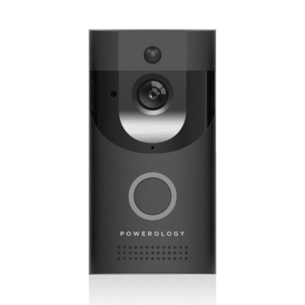 Powerology Smart Video Doorbell with Night Vision and Motion Sensor