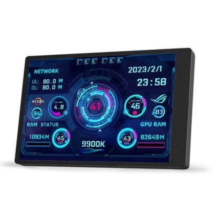 Porodo Gaming 3.5" Mini Smart Information Screen - Black