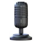 Porodo Gaming Basic Cardioid Microphone with Fixed Stand – Black