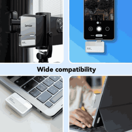 Lexar 1TB Professional Go USB 3.2 Gen 2 Portable SSD with Hub - SL400