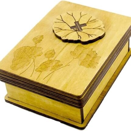 Wooden Labyrinth Puzzle Box – Brain Teaser with Secret Compartment | Unique Gift & Mind Challenge