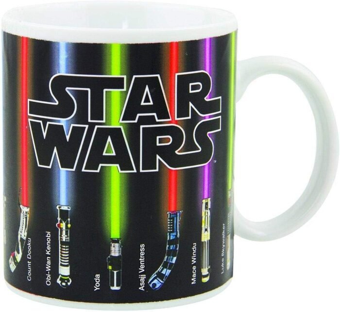 Star Wars Color Changing Coffee Mug, Ceramic Tea Cup, 330ML – Magic Temperature Design, Ideal Gift for Men & Star Wars Fans