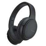 Moxedo Harmoniq Wireless Headphone Bluetooth 5.3 HiFi Stereo Sound 40 Hours Playtime with AI Touch Control (Black)