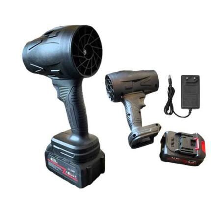 Powerful Portable Electric Blower for Car Cleaning, Turbo Jet Fan with Dry Blower for Camping, Outdoor Use, Compressed Air Blower, Cordless Leaf Blower, Handheld Air Duster, Efficient and Lightweight