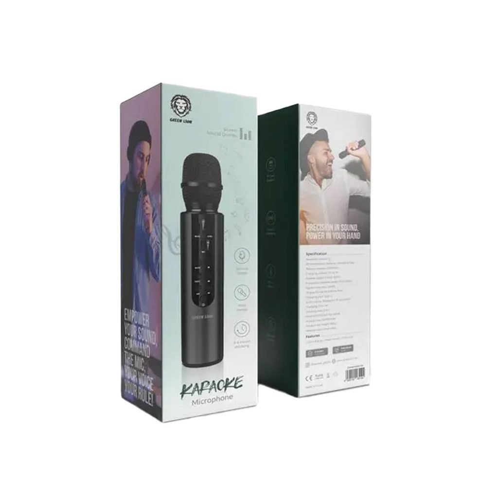 Green Lion Karaoke Microphone - Black - Image 2