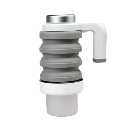 Green Lion Car Folding Electric Kettle - White