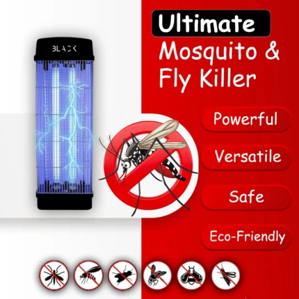 Powerful 3800V Mosquito Killer Trap – Dual 20W UV Bug Zapper for Indoor & Outdoor Insect Control
