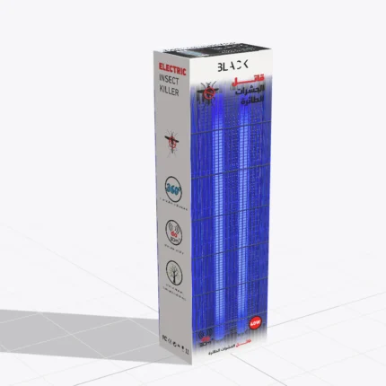 Powerful 3800V Mosquito Killer Trap – Dual 20W UV Bug Zapper for Indoor & Outdoor Insect Control - white