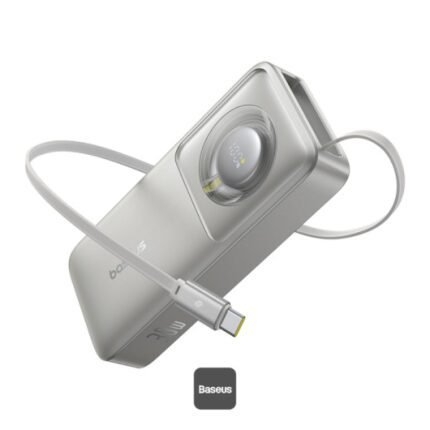 Baseus Free2Pull Power Bank w/Retractable USB-C Cable 10000mAh 30w