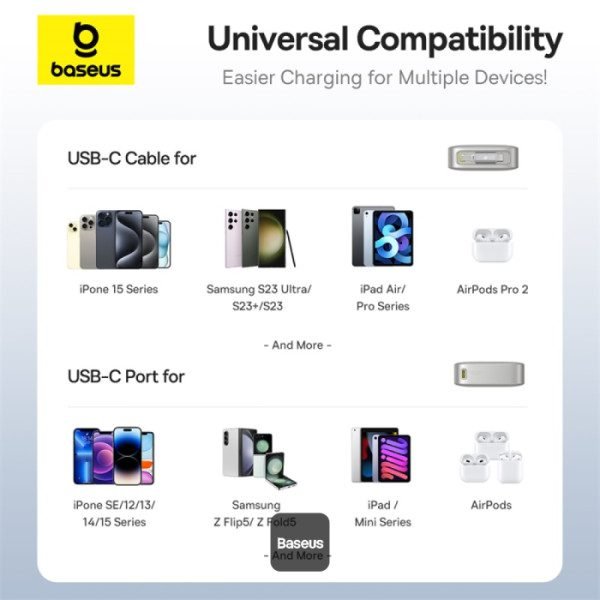 Baseus Free2Pull Power Bank w/Retractable USB-C Cable 10000mAh 30w - Image 7
