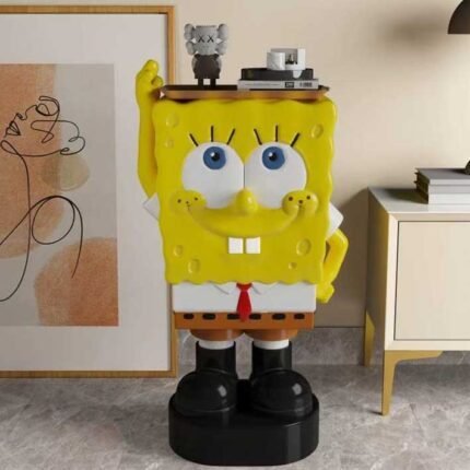 SpongeBob Premium Sculpture with Base and Unique Additions - 73CM