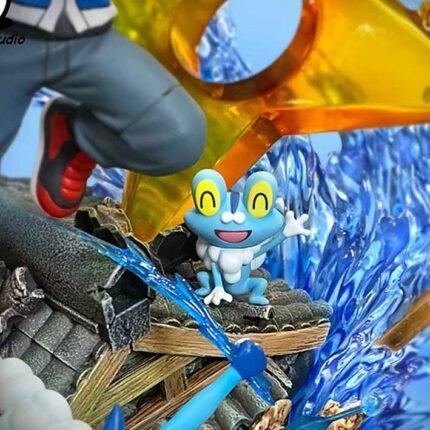 Pokémon Ash & Greninja Ultimate Battle Figurine – Dynamic Water-Type Power