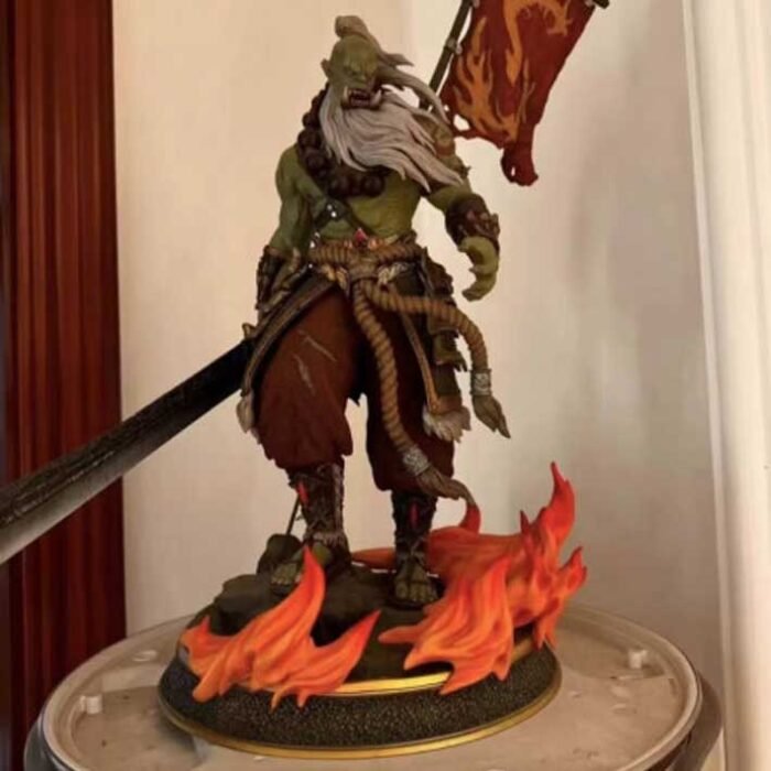 World of Warcraft Orc Warrior Statue – 45cm Collectible Figurine