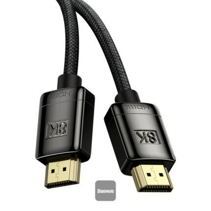 Baseus High Definition Series HDMI 8K to Adaptor Cable (Zinc Alloy) (1M) - Black