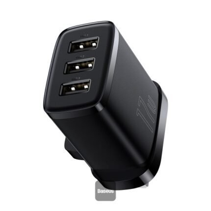 Baseus Compact Charger 3U/17W/UK - Black