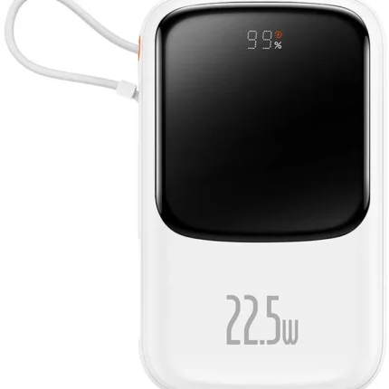 Charger Powerbank Baseus Qpow PRO with cable, 10000mAh, 22.5W - White