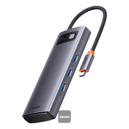 Baseus Metal Gleam Series 6in1 Hub Type-C + USB 3.0 + Micro SD / SD