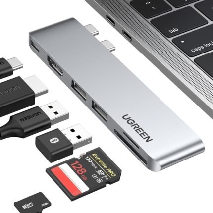 Ugreen 6-in-1 Usb-C Multifunction Adapter 4K - Grey