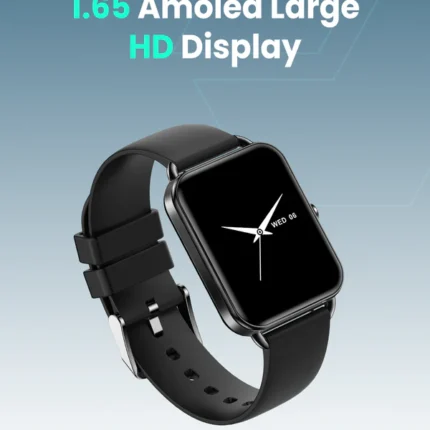 Moxedo Luna Smart Watch 1.65 AMOLED Display, Bluetooth Calling, Black