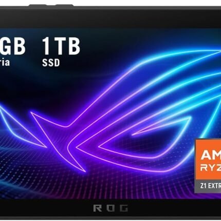 ASUS ROG Ally X 2024/RC72LA-NH007W/AMD Ryzen Z1 Extreme/24GB RAM/1TB SSD/Windows 11/Touchscreen/Black/Includes 3 Months Game Pass Trial