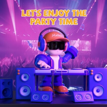 AI Voice Chat Robot Toys, Auto Music Recognition and Dance to The Beat, Bluetooth Stereo & App Control, Birthday Party Gifts for Kids Age 3+