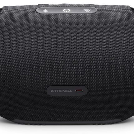 JBL Xtreme 4 Portable waterproof speaker with AURACAST (connect multiple Speaker), massive JBL Pro Sound and convenient shoulder strap, Black