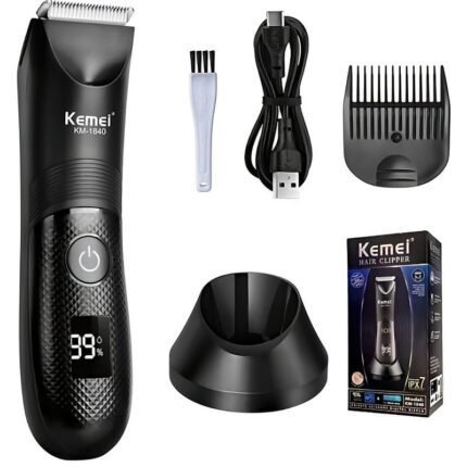 Professional Body Hair Trimmer With LED Display KM-1840