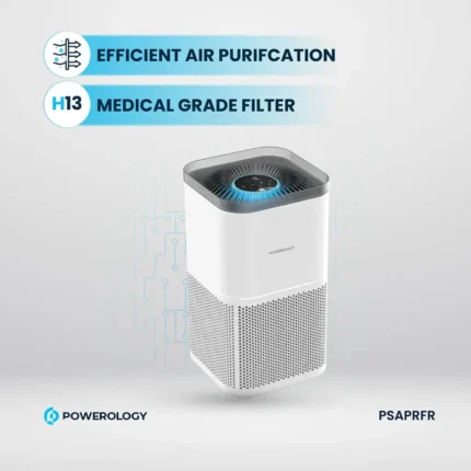 Powerology Smart Air Purifier Eliminate Odor & Smoke - White