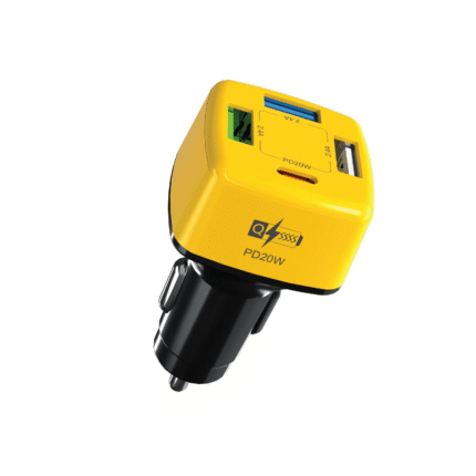 Green Lion GCC-06 Multiport PD Car Charge - Yellow