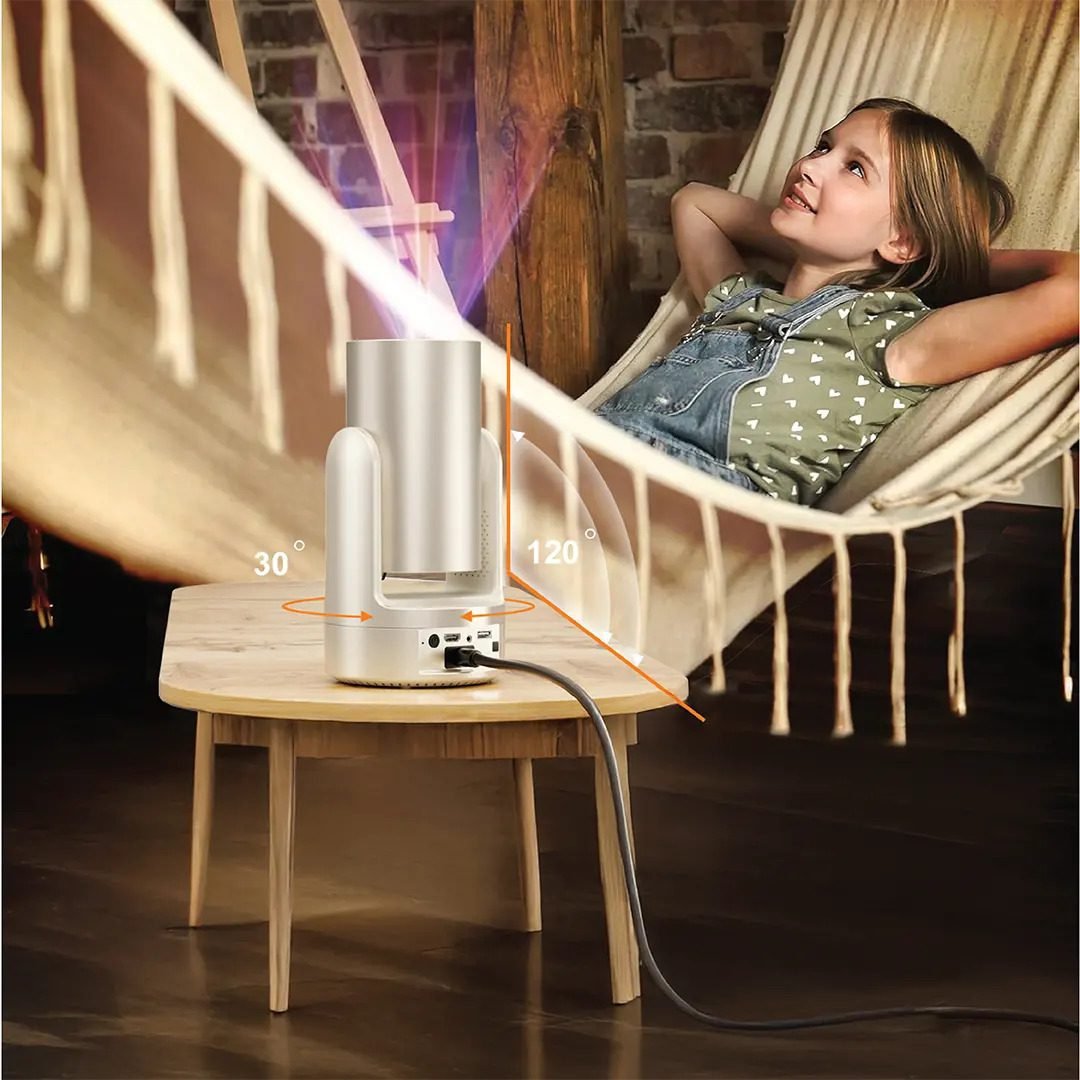 Green Lion Prisma 4K Projector 5200mAh - Gold - Image 2