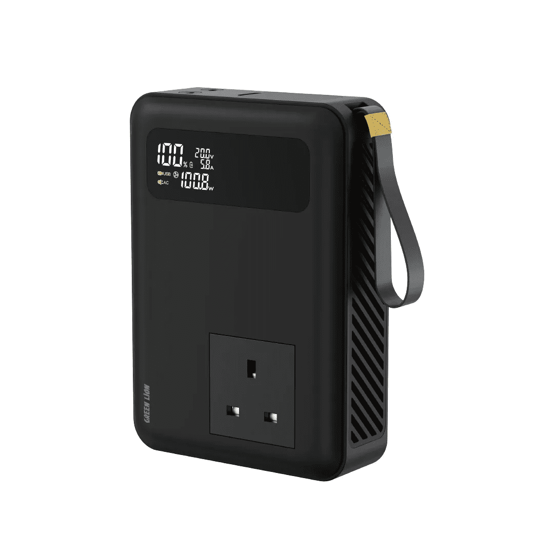 Green Lion Power Vault 270w 30000mah Power Bank- Black