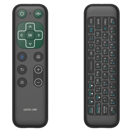 Green Lion Wireless Remote with Keyboard and Mouse - Black