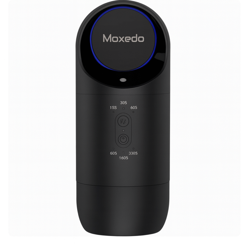 Moxedo Plug-In Aroma Diffuser – Waterless Electric Scent Machine with 120ml Bottle for Home, Office and Bathroom (Black)