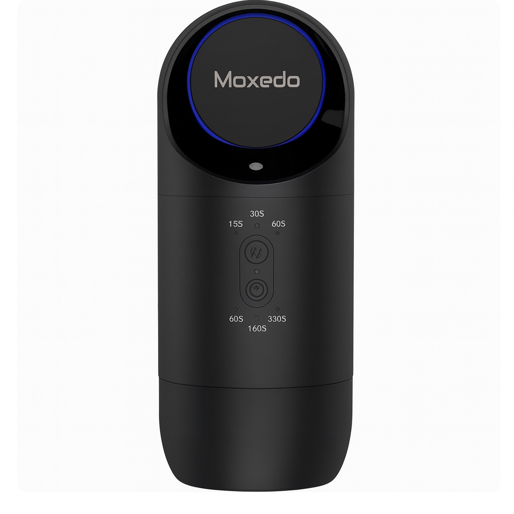 Moxedo Plug-In Aroma Diffuser – Waterless Electric Scent Machine with 120ml Bottle for Home, Office and Bathroom (Black)