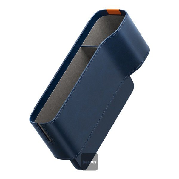 Baseus Car Seat Gap Organizer with Cup Holder – Front Driver & Passenger Side (Galaxy Blue)